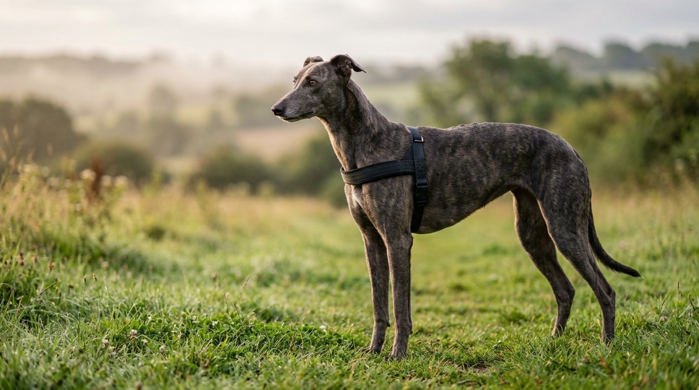 Chien sportif portant une ceinture cardiaque thoracique