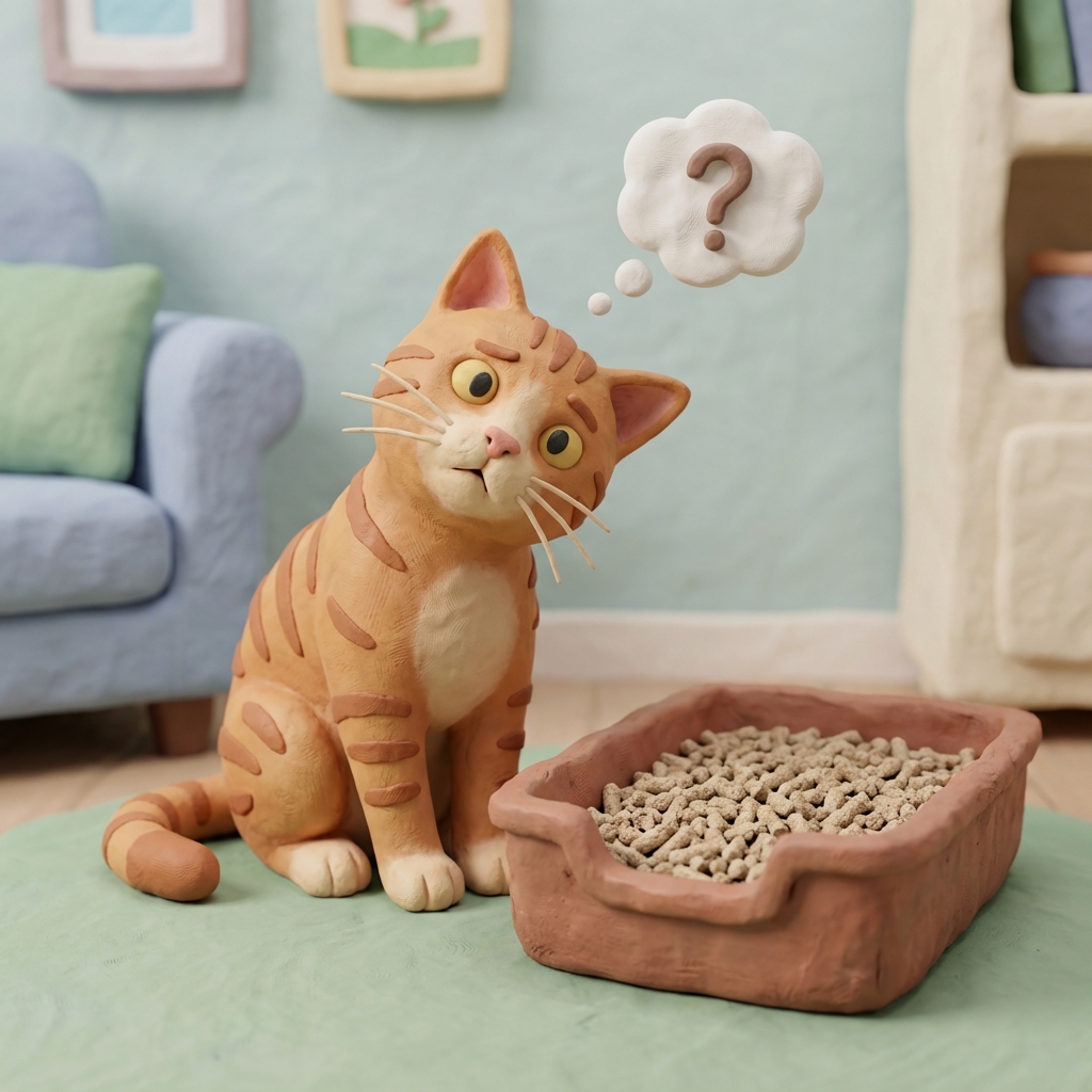 Chat litière