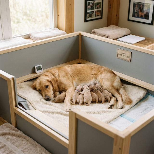 Portée de chiots